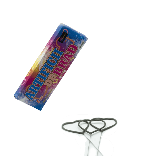 artificii sparklers inima