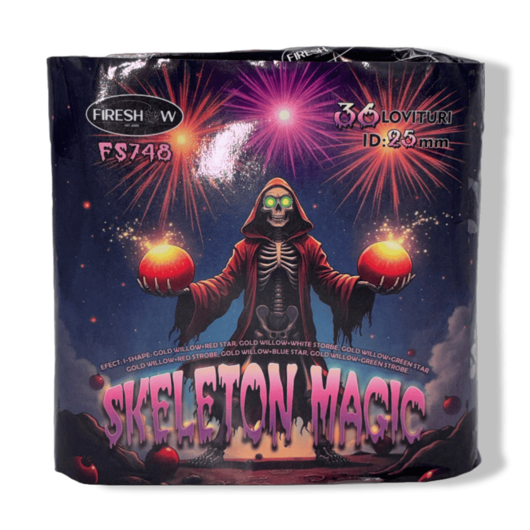 Baterie de artificii scheleton magic