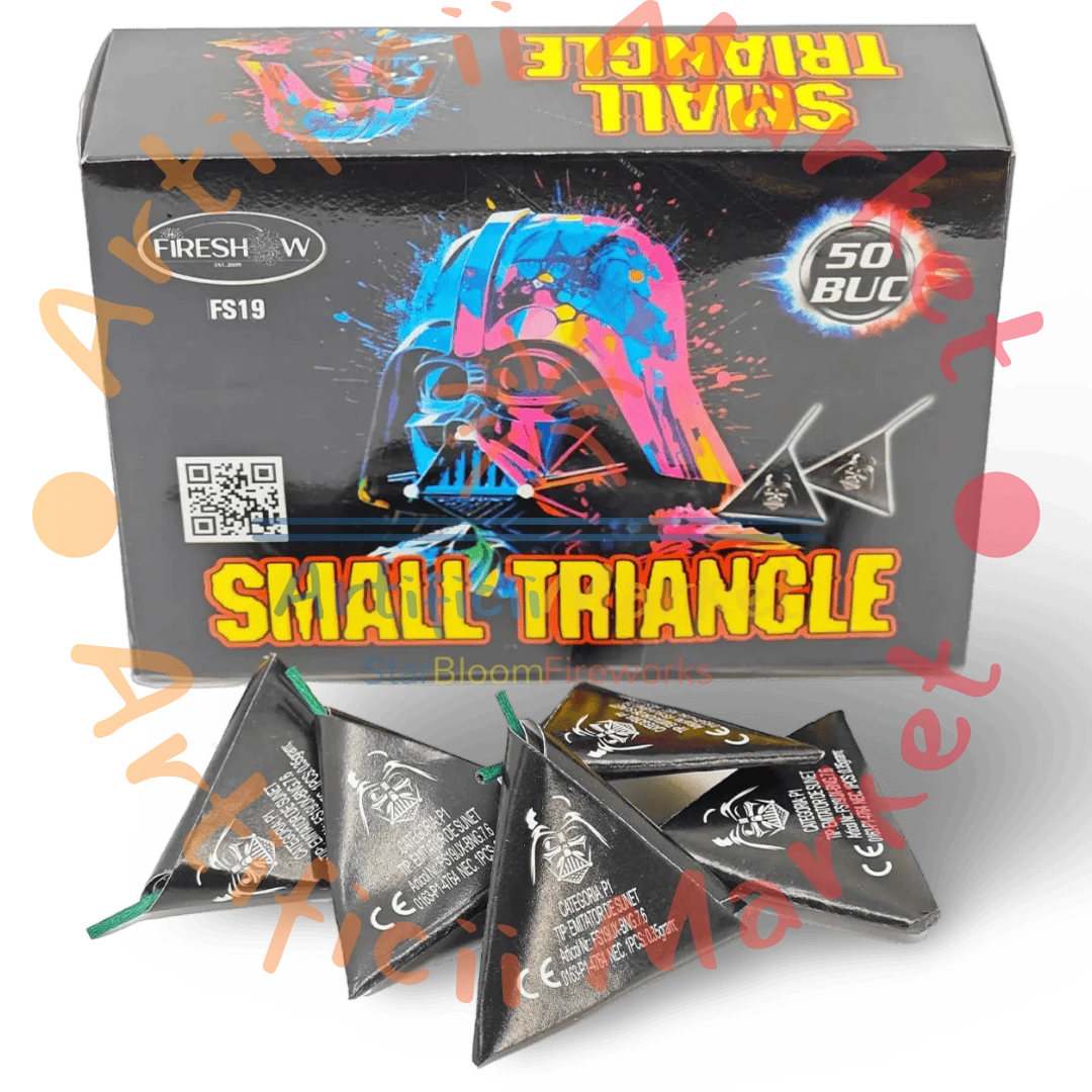 small triangle artificii petarde